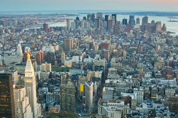Skyline image of New York City