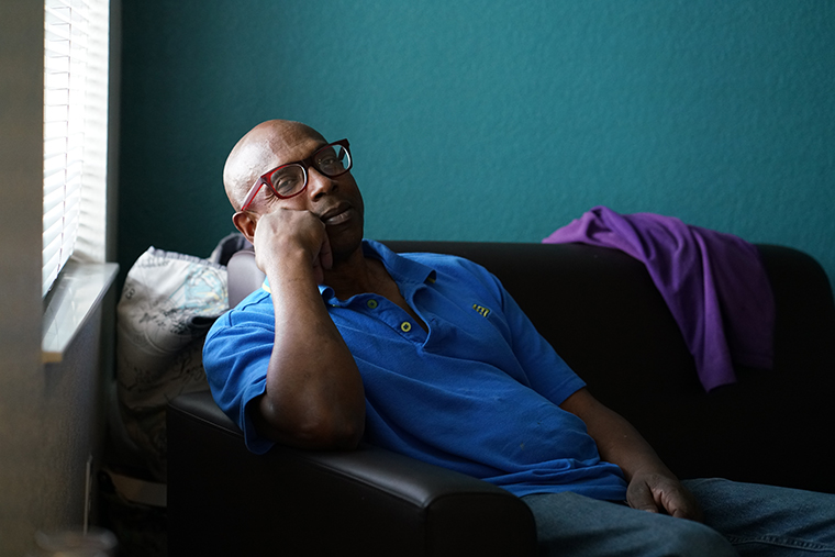 Malcolm experienced debilitating hip pain while living on the streets of Denver.