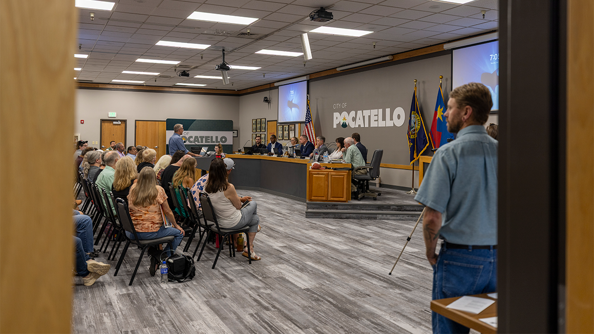 photo of Pocatello city council meeting