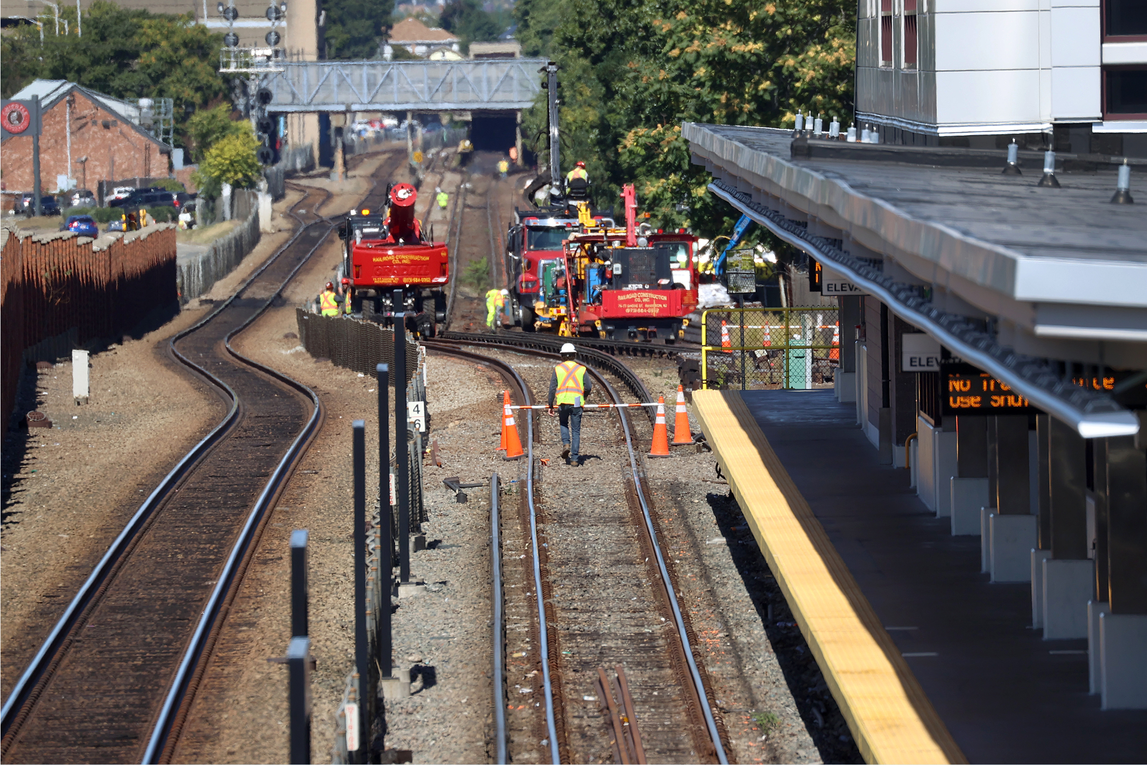 photo of train transportation