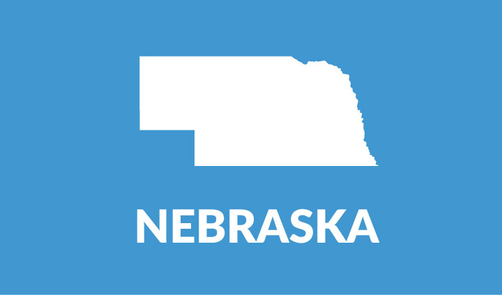 state outline of nebraska