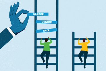 Barrier Gender Race illustration