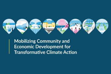Mobilizing Community and Economic Development for Climate Action graphic