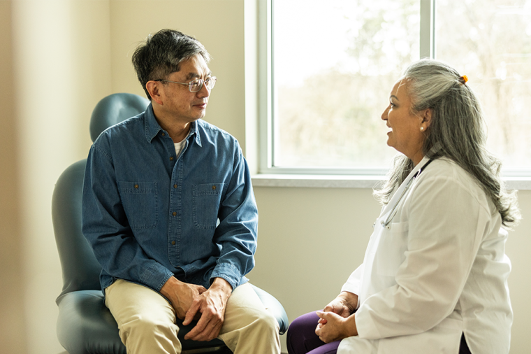 photo of patient in medical setting