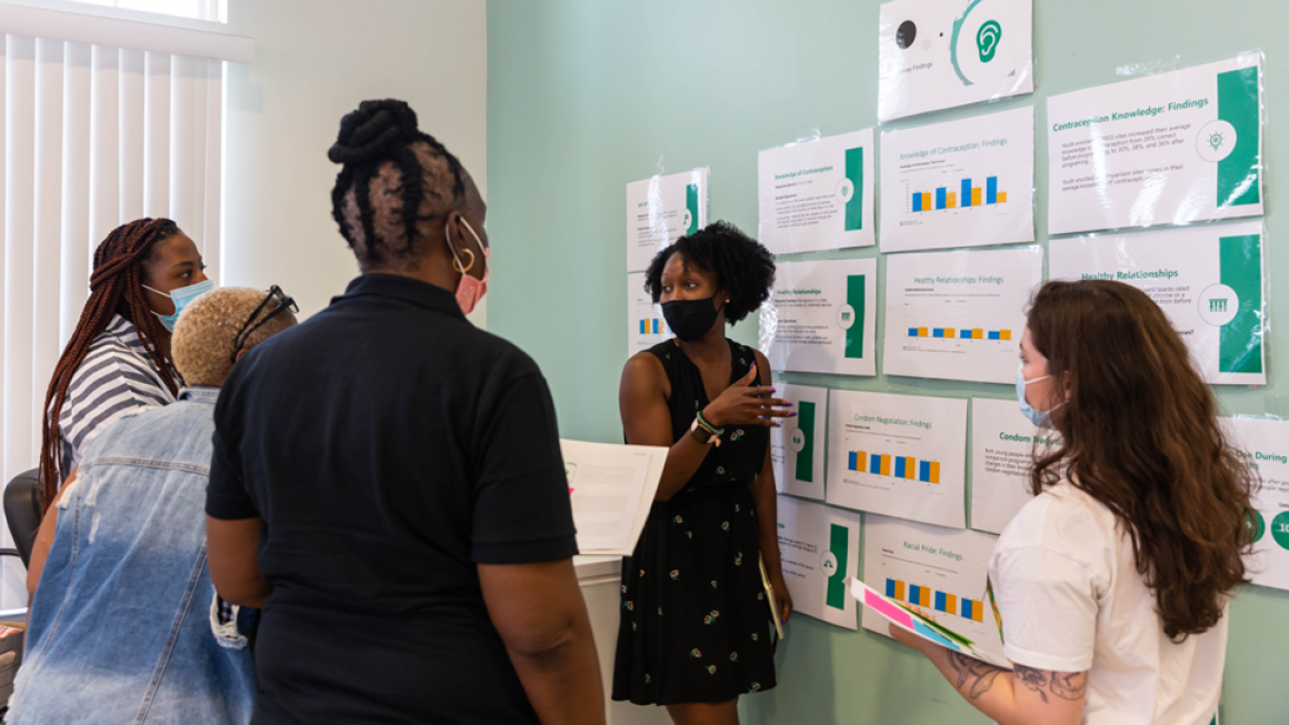 photo of data walk organized by the CERC team