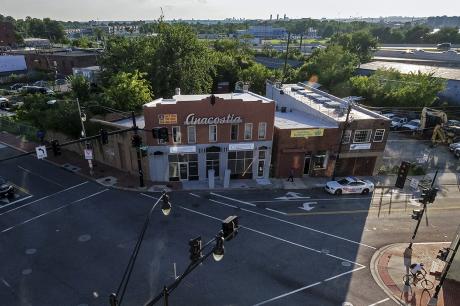 The intersection of Martin Luther King Jr Avenue SE and Good Hope Road, Washington, DC