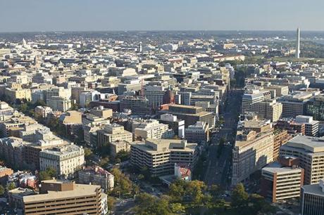 Overlook of a city