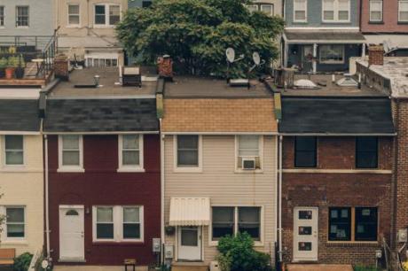 The NoMa neighborhood as seen from the top of Uline Arena in Northeast Washington, DC on August 14, 2017. Photo by Jared Soares/The Washington Post via Getty Images.