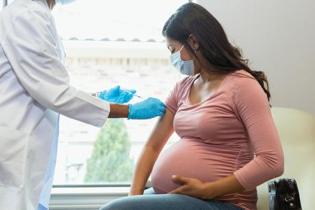 photo of person receiving vaccine