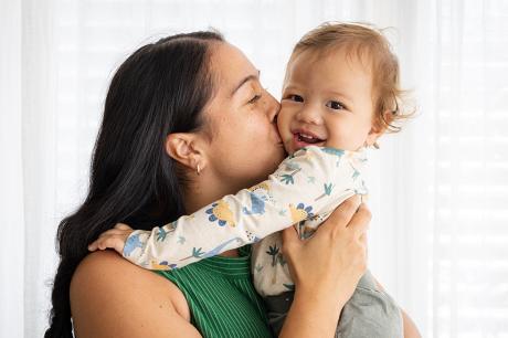 photo of mother with child