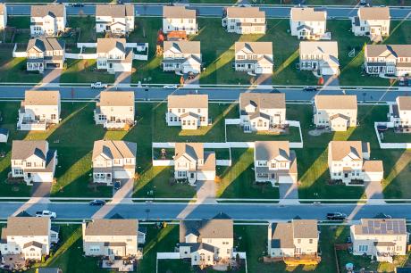 Rows of houses