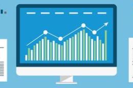 Illustrated computer monitor showing bar graph