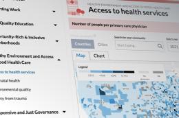 Image of a map on the desktop.