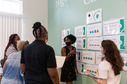 photo of data walk organized by the CERC team