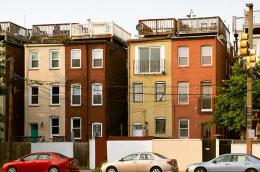 Row houses in Baltimore