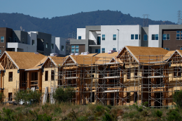 Homes under construction